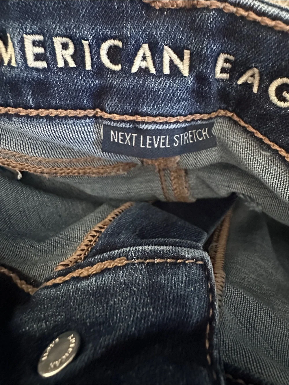 American Eagle Super High‎ Rise Jeggings Womens Size 18 Short